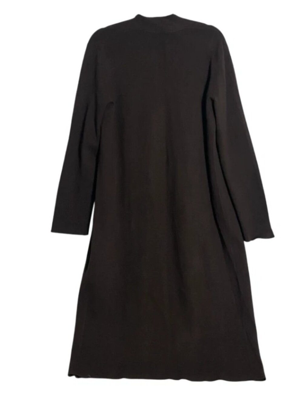 Aritzia Babaton Womens Dark Coffee Brown Duster Cardigan Sweater Size Small - Picture 2 of 6